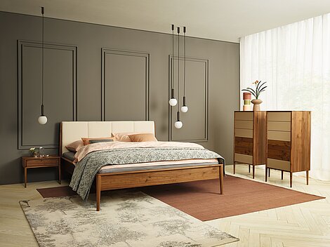 Schlafzimmer Juna in Astnuss geölt