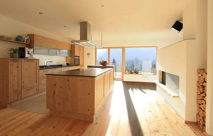 Holzküche Fichte Altholz