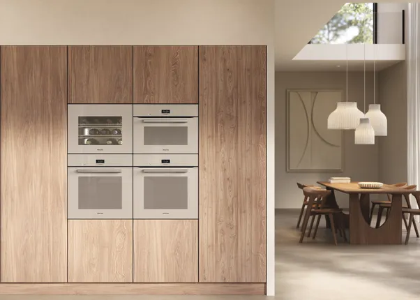 Miele Einbaugeräte im Farbton Pearlbeige
