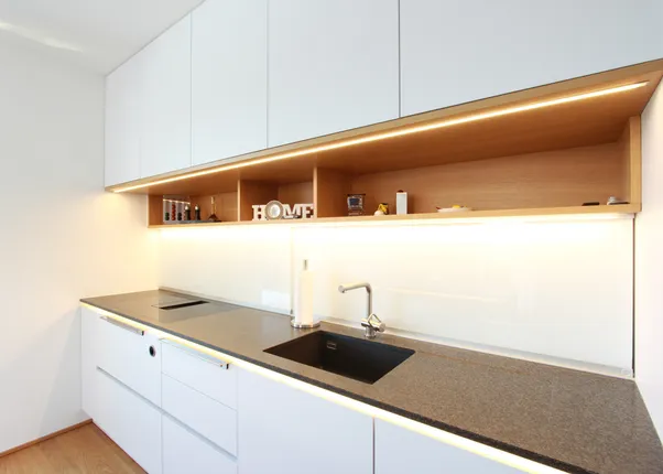 Beleuchtung Oberschrank Arbeitsplatte