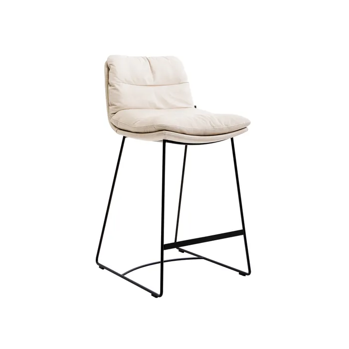 moderner Barhocker - Drahtkufengestell