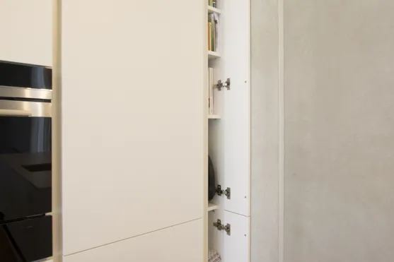 Jede kleine Nische haben wir aus Stauraum genutzt