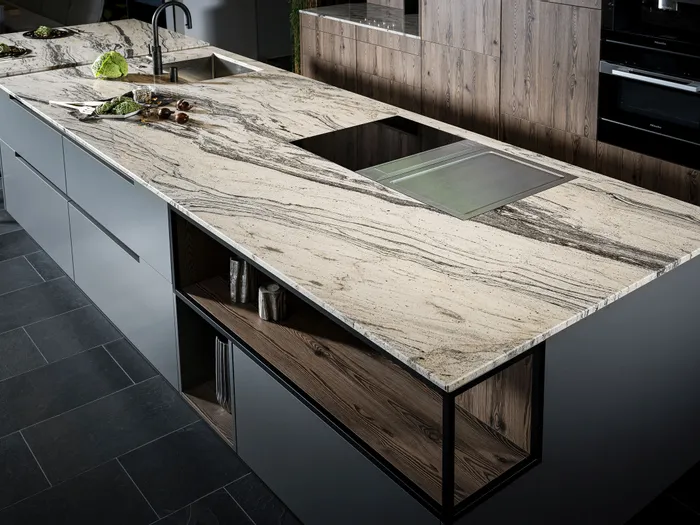 Steinplatte Praha Gold