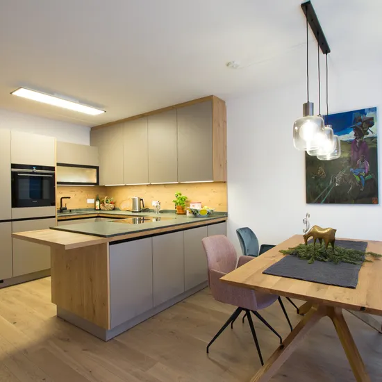 Küche in Fango, schlammgrau