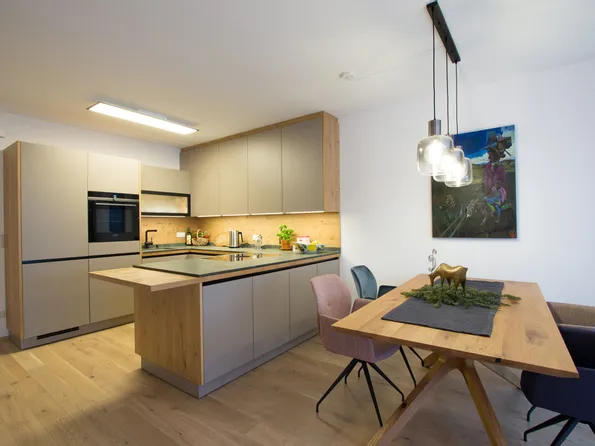 Küche in Fango, schlammgrau