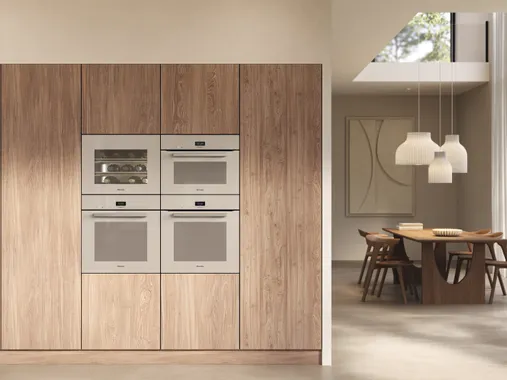 Miele Backofen und Einbaugeräte in der Farbe Beige