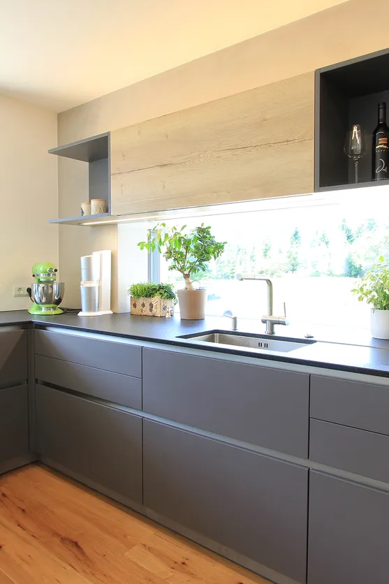 grifflose moderne Küche